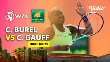 Clara Burel vs Coco Gauff - Highlights | WTA BNP Paribas Open 2024