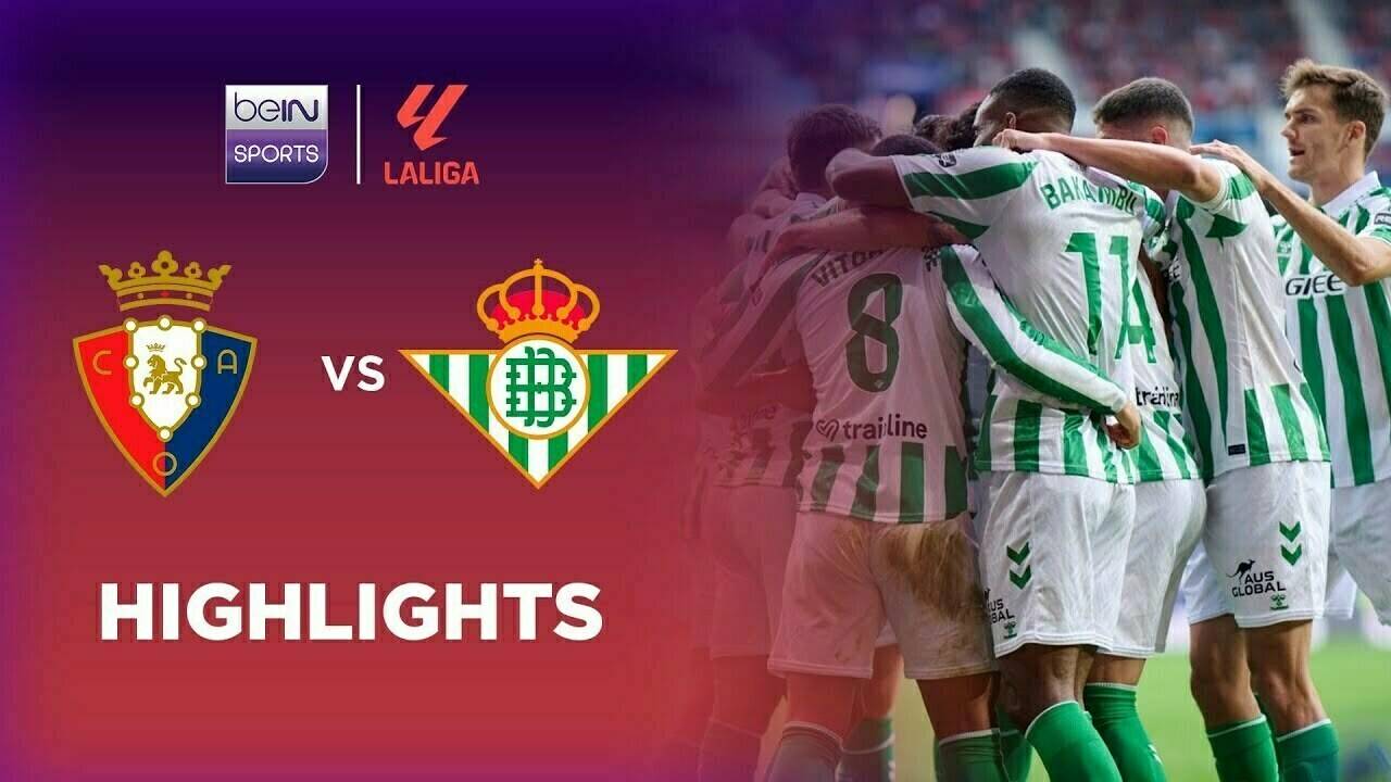 Beautiful Osasuna Vs Real Betis: Spanish La Liga Stats & Head-to-head Background Art