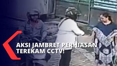 Nekat Beraksi di Dekat Polsek, Aksi Jambret Pehiasan Seorang Ibu di Sidoarjo Terekam CCTV!
