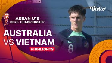 Australia vs Vietnam - Highlights | ASEAN U19 Boys Championship 2024