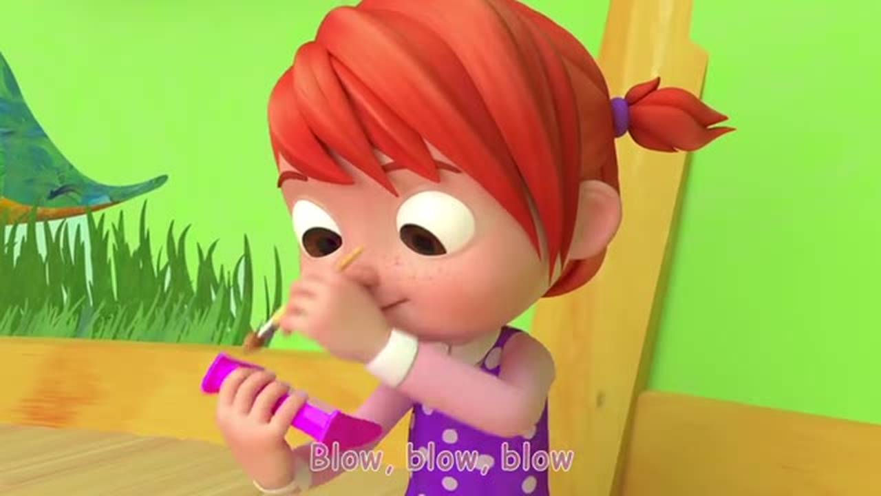 cocomelon balloon car race