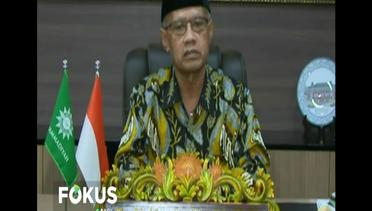 Ketum PP Muhammadiyah Imbau Masyarakat Sabar Tunggu Hasil Perhitungan Suara KPU - Fokus Pagi