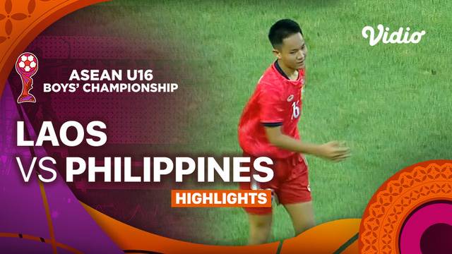 Laos vs Philippines - Highlights | ASEAN U16 Boys Championships 2024