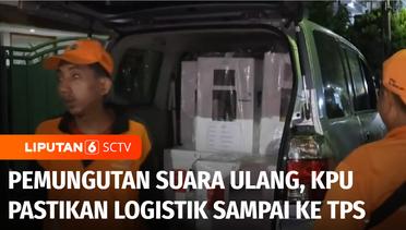 Pemungutan Suara Lanjutan, KPU Jakarta Utara Pastikan Logistik Terdistribusi ke TPS | Liputan 6