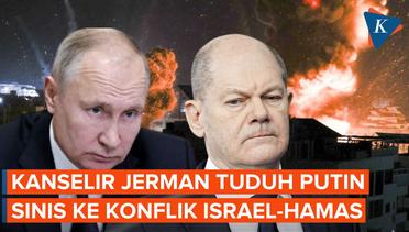 Kanselir Jerman Tuduh Putin " Sok Peduli" soal Korban Sipil di Konflik Hamas-Israel