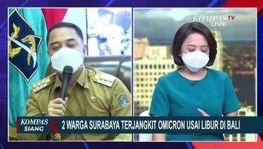 2 Warga Surabaya Kena Corona Omicron Usai Liburan di Bali, Ini Penjelasan Wali Kota