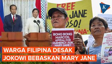 Keluarga dan Warga Filipina Demo Desak Pembebasan Mary Jane Saat Jokowi di Filipina