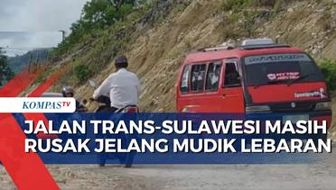 Jelang Mudik Lebaran 2023, Jalur Lintas Barat Trans-Sulawesi Masih Rusak