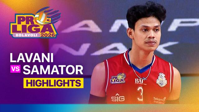 Final Four Putra: Jakarta Lavani Livin Transmedia vs Surabaya Samator - Highlight | Proliga 2026