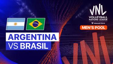 Argentina vs Brasil - Full Match | Men's Volleyball Nations League 2024