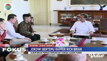 Presiden Jokowi Bertemu Rapper Rich Brian - Fokus Pagi