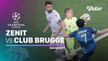 Highlight - Zenit VS Club Brugge I UEFA Champions League 2020/2021