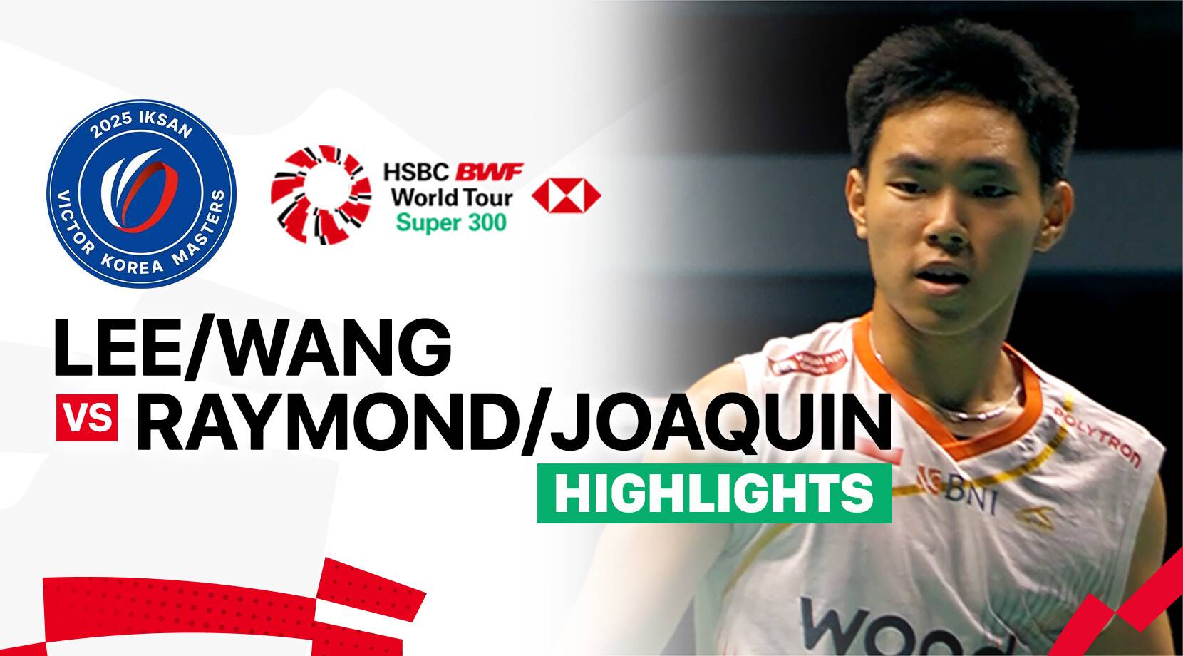 Lee Jongmin/Wang Chan (KOR) vs Raymond Indra/Nikolaus Joaquin (INA) - Men's Doubles Final | IKSAN VICTOR Korea Masters 2025
