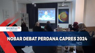 Nobar Debat Perdana Capres 2024