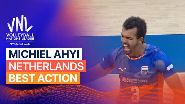 Best Action: Michiel Ahyi | Men's Volleyball Nations League 2025