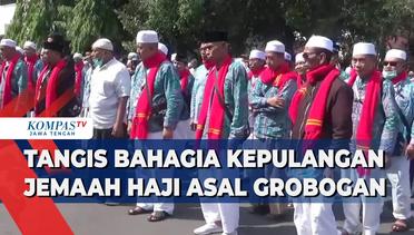 Tangis Bahagia Kepulangan Jemaah Haji Asal Grobogan