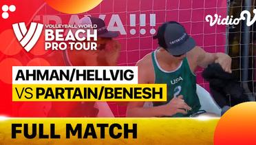 Full Match | Quarter Finals -  Court 2: Partain/Benesh (USA) vs Ahman/Hellvig (SWE) | Beach Pro Tour Elite16 Ostrava, Czech Republic 2023