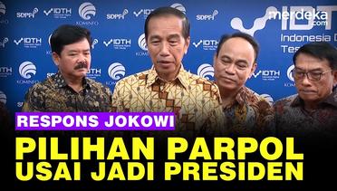 Respons Jokowi Soal Partai Terakhir Usai jadi Presiden: Berlabuh ke Pelabuhan