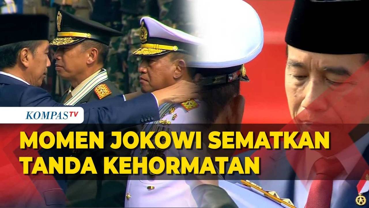 Momen Presiden Jokowi Sematkan Tanda Kehormatan ke Perwira TNI - Kompas TV