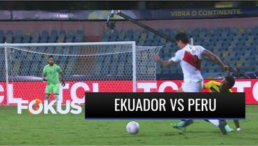 Peru Menggila Lawan Ekuador di Babak Kedua, Hasil Laga Berakhir Imbang 2-2 | Fokus