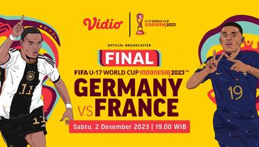 Jadwal Pertandingan Germany vs France | 1st Place FIFA U-17 World Cup 2023