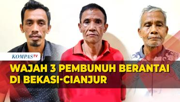 Terungkap! Wajah 3 Pembunuh Berantai di Bekasi-Cianjur