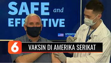 Disiarkan di Televisi, Wapres Amerika Serikat Mike Pence dan Istri Disuntik Vaksin Covid-19 | Liputan 6