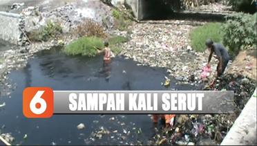 Masih Dihantui Bau, Warga Bersihkan Sampah di Kali Serut - Liputan 6 Terkini