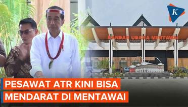Jokowi Resmikan Bandara Mentawai, Bandara Terluar di RI
