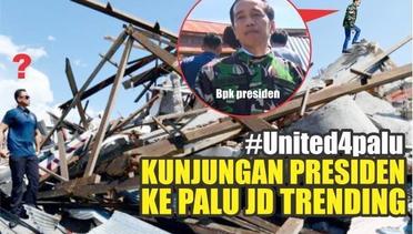 presiden  jokowi ke palu pasca tsunami jadi trending