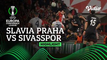 Highlights - Slavia Praha vs Sivasspor | UEFA Europa Conference League 2022/23