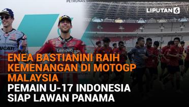 Enea Bastianini Raih Kemenangan di MotoGP Malaysia, Pemain U-17 Indonesia Siap Lawan Panama
