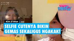Potret Selfie Cute dan Unik Kim Ji Won, Bikin Gemas Sekaligus Ngakak Karena Lucu