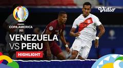 Highlight | Venezuela  0 vs 1  Peru | Copa America 2021