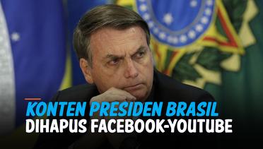 Konten Presiden Brasil Dihapus Facebook-YouTube Dianggap Sebar Hoaks Covid-19