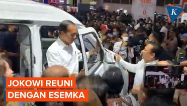 Momen Jokowi Jajal Mobil Listrik Bima EV Karya Esemka