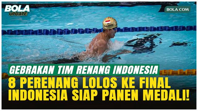 Tim Renang Indonesia Menggebrak! 8 Perenang Lolos ke Final SEA Games 2025!