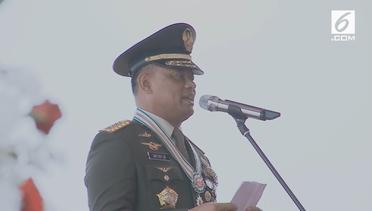 Pidato Panglima Gatot Nurmayanto pada HUT ke-72 TNI