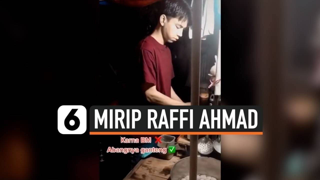 Viral Tukang Bakso Mirip Raffi Ahmad Vidio