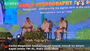 Kelakar Megawati Saat Masuk Kapal Selam TNI AL: Ternyata Seperti di Panggang Ya