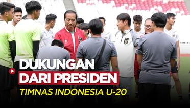 Presiden Jokowi Kunjungi Latihan Timnas Indonesia U-20, Beri Dukungan ke Pemain Setelah Gagal tampil di Piala Dunia U-20