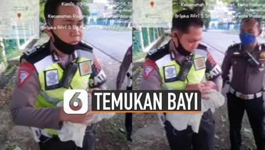 Salut, Aksi Anggota Polisi Temukan Bayi di Jalan