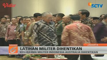 Latihan Militer Indonesia & Australia Dihentikan - Liputan 6 Petang