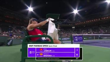 Match Highlights | Paula Badosa 2 vs 1 Ons Jabeur | BNP Paribas Open 2021