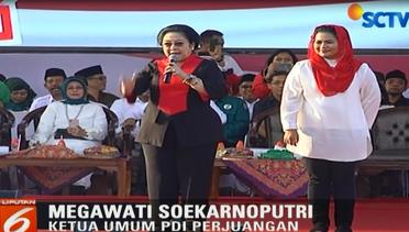 Pesan Megawati saat Hadiri Kampanye Akbar Pasangan Gus Ipul-Puti Guntur - Liputan6 Malam