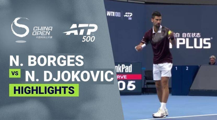 Nuno Borges vs Novak Djokovic - Round 1 (Capital Group Diamond) | ATP 500: China Open 2026