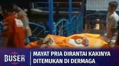 Penemuan Mayat Pria di Dermaga di Palembang, Kakinya Dirantai dengan Karung Berisi Batu | Buser