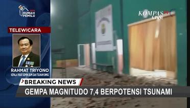 BREAKING NEWS - Gempa 7.4 SR Berpusat di Selatan Selat Sunda, Warga di Tiga Wilayah Jauhi Pesisir