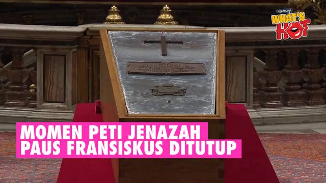 Detik-Detik Peti Jenazah Paus Fransiskus & Disegel Sebelum Pemakaman - Jokowi Sudah Tiba Di Roma