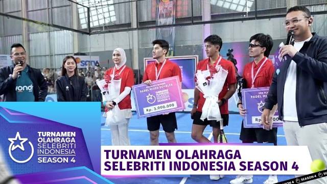 Selamat!! Fenita/Bara dan Atta/Harris Juara 3 Padel Mixed Doubles dan Men's Doubles | TOSI Season 4
